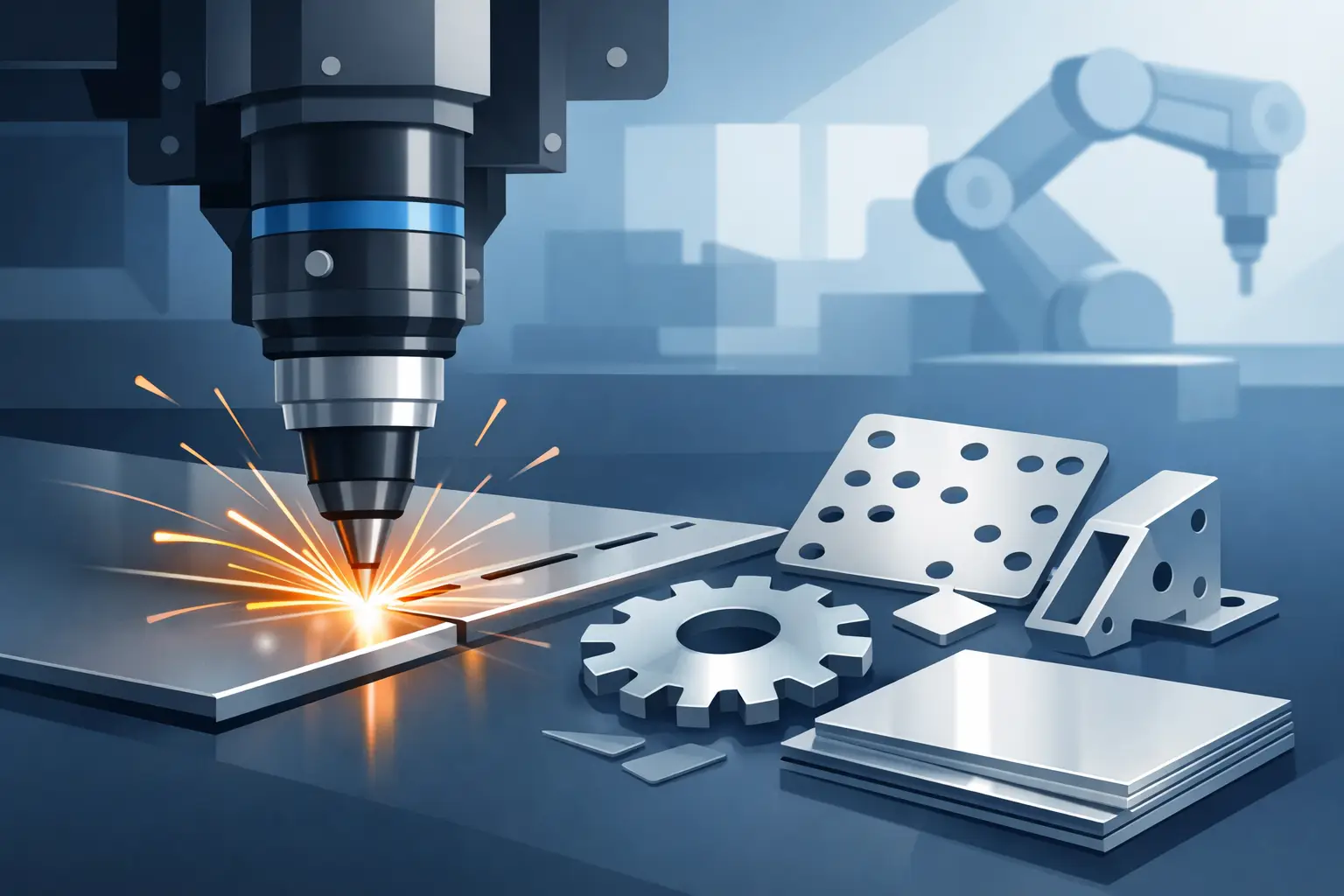 Cięcie laserowe aluminium CNC w produkcji